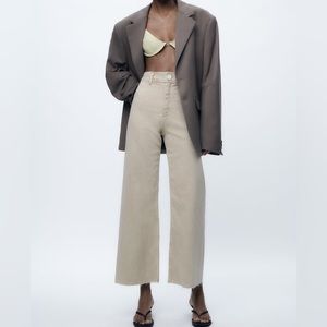 High waisted, ZW sailor straight jeans ZARA